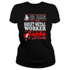 Image of Be Nice To Sheet Metal Worker Santa Is Watching T-Shirts