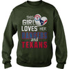 Image of This Girl Loves Her Rangers And Texans TShirt