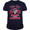 Image of Girl Loves Falcons And Braves TShirt