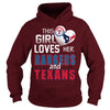 Image of This Girl Loves Her Rangers And Texans TShirt