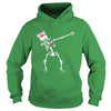 Image of Dabbing skeleton Nurse Funny Halloween T-shirt