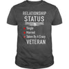 Image of Taken By A Crazy Veteran T Shirt