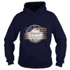 Image of Atlanta City & USA National Flag Patriotic T-Shirt