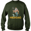 Image of Merdad T Shirt Father of A Mermaid Birthday T Shirt