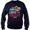 Image of This Girl Loves Her Chiefs And Rams TShirt