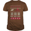 Image of DACHSHUND CHRISTMAS WOOF WOOF WOOF SWEATER