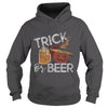 Image of Trick Or Beer Funny Halloween Drinking Distressed T-Shirt