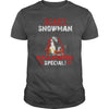 Image of SCARY SNOWMAN HALLOWEEN SPECIAL T SHIRT