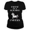 Image of Pappap Funny Unicorn T-Shirt, Cute Halloween Gift
