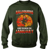 Image of HALLOQUEENS ARE BORN IN JANUARY T SHIRT