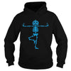 Image of Funny Halloween Pumpkin Skeleton Yoga 2017 T-shirt