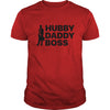 Image of Boss Day Gift Tshirts: HUBBY DADY BOSS