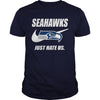 Image of Seahawks Just Hate Us T-shirt, Seahawks Just Hate Us Hoodies