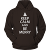 Image of Keep Calm And Be Merry Christmas Women-S T Shirts