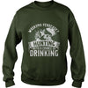 Image of Hunting - Weekend forecast, a chance of drinking T-Shirt
