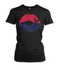 Image of Houston Texans - Two coloured lipstick T-shirt