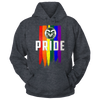 Image of Grunge LGBT Pride Flag - Colorado State Rams