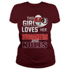 Image of Girl Loves Buccaneers And Noles TShirt