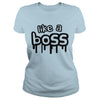 Image of Like A Boss Funny Comic Style Graffiti TShirts