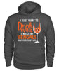Image of Bengals I Just Want To Drink Wine And Watch My Bengals Beat Your Team's AssLimit Edition