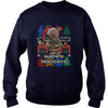 Image of Cute Christmas Teddy Bear Ugly Holiday Tshirt Happy Holidays