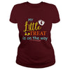 Image of My Little Treat is on Way Halloween Pregnancy Annoucement