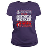 Image of Be Nice To Sheet Metal Worker Santa Is Watching T-Shirts