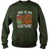 Image of THIS IS MY SCARY WINE COSTUME T SHIRT HALLOWEEN SHIRT