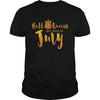 Image of Halloqueens are born in july funny halloween tshirt