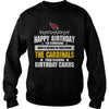 Image of happy birthday with the cardinals