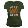 Image of THIS IS MY SCARY WINE COSTUME T SHIRT HALLOWEEN SHIRT