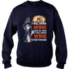 Image of HALLOWEEN I WILL DRINK WINE HERE OR THERE I WILL DRINK WINE EVERYWHERE