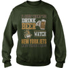 Image of I Just Want To Drink Beer And Watch Jets TShirt