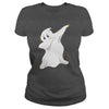 Image of Funny Dabbing Ghost Halloween TShirt Spooky Haunted Dab