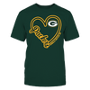 Image of Green Bay Packers - Heart Script - Donald Driver
