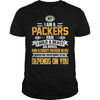 Image of I am a packers fan depend on you
