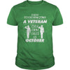 Image of Veteran Tee October Birthday Gift