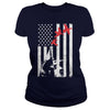 Image of Duck Hunting Nation Flag T-Shirt