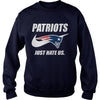 Image of Patriots Just Hate Us T-shirt, Patriots Just Hate Us Hoodies