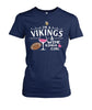 Image of Minnesota Vikings - I'm a Vikings and Wine kinda girl T-shirt
