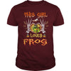 Image of This Girl Loves Frog Halloween
