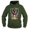 Image of CG-sport-wonder woman-football-Oakland Raiders
