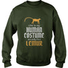 Image of Funny Cool Halloween Human Costume Lemur T-shirts