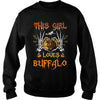 Image of This Girl Loves Buffalo Halloween