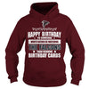 Image of happy birthay with falcons