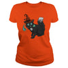 Image of Halloween Cat with Red Hat