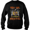 Image of This Girl Loves AMERICAN PIT BULL Halloween