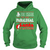 Image of Be Nice To The Paralegal Santa Watching Christmas T Shirt