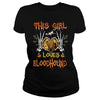 Image of This Girl Loves Bloodhound Halloween