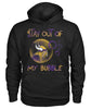 Image of Minnesota Vikings - Stay out of my bubble T-shirt